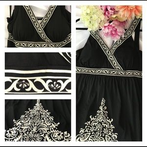 Apt.9 Black Floral Dress
